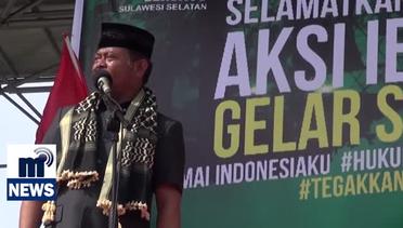 Aksi 212 Makassar, Gubernur Sulsel Tuntut Tangkap Penista Agama