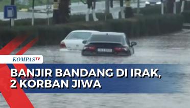 Banjir Bandang Berlumpur Terjang Dohuk Irak, 2 Korban Jiwa Terjebak dalam Kendaraan!