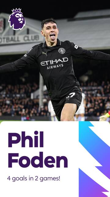 Starboy! Phil Foden sedang membara bersama Man City | Premier League 2025/26