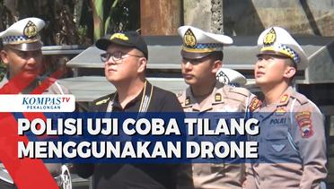 Satlantas Polres Pemalang Uji Coba Tilang Menggunakan Drone