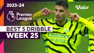 5 Aksi Dribble Terbaik | Matchweek 25 | Premier League 2023/24