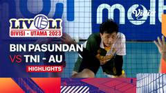 Putra: BIN Pasundan vs TNI-AU - Highlights | Livoli Divisi Utama 2023