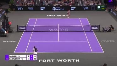 Match Highlights | Maria Sakkari vs Aryna Sabalenka | WTA Finals Fort Worth 2022