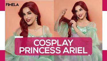 6 Gaya Totalitas Tasya Farasya Cosplay Jadi Princess Ariel