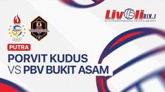 Putra: Porvit Kudus vs PBV Bukit Asam - Livoli Divisi 1