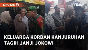 Keluarga Korban Tragedi Kanjuruhan Dihalau Aparat Saat Tagih Janji ke Jokowi