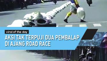 Aksi Tak Terpuji Dua Pembalap di Ajang Road Race