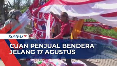 Penjual Bendera dan Pernak-pernik Merah Putih di Balikpapan Cari Peruntungan Jelang HUT RI