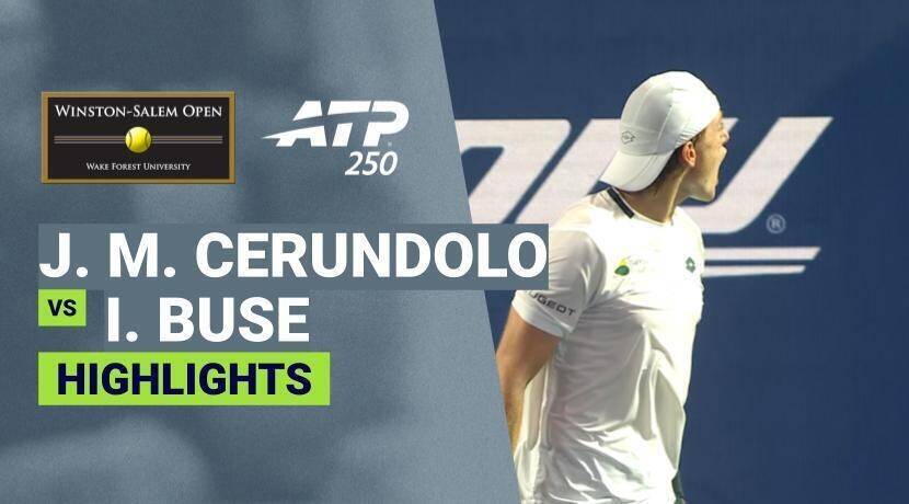 Juan Manuel Cerundolo vs Ignacio Buse - Quarterfinals | ATP 250: Winston-Salem Open 2026