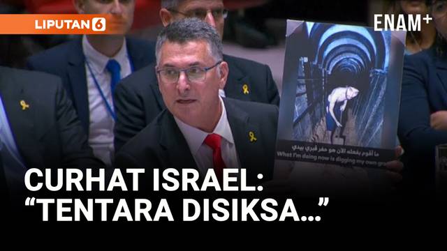 Menlu Israel Curhat di PBB,  “Mereka Disiksa dan Kelaparan” I Liputan6
