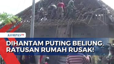 Bencana Angin Puting Beliung di Bondowoso Jatim: 236 Rumah Rusak, 17 Rusak Parah!