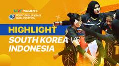 Match Highlight | South Korea 3 vs 0 Indonesia | AVC Women's 2020 Volleyball Qualification