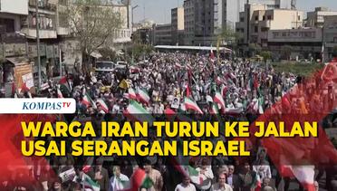 Warga di Teheran Turun ke Jalan Usai Drone Diduga Milik Israel Serang Iran