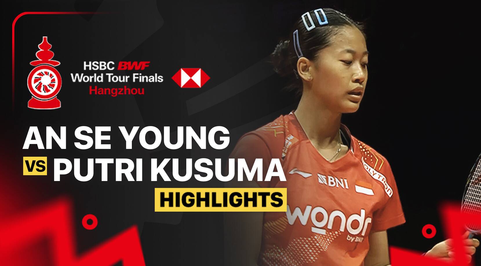 An Se Young (KOR) vs Putri Kusuma Wardani (INA) - Women's Singles Group Stage | HSBC BWF World Tour Finals 2025