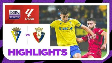 Cadiz vs Osasuna - Highlights | LaLiga Santander 2023/2024