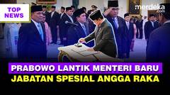 Prabowo Lantik Menpora Erick-Menko Polkam Djamhari | Jabatan Baru Angga Raka 'Hambalang Boys'