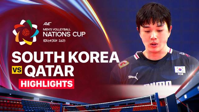 Final 3-4: South korea vs Qatar - Highlight | AVC Men's Volleyball Nations Cup 2025
