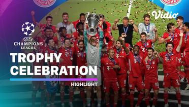 Bayern Munchen’s Champions League Trophy Celebration | UEFA Champions League Final 2019/2020