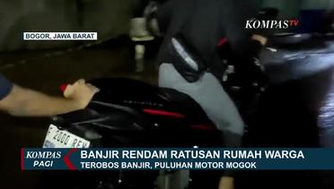 Terobos Banjir, Puluhan Motor Mogok di Bogor