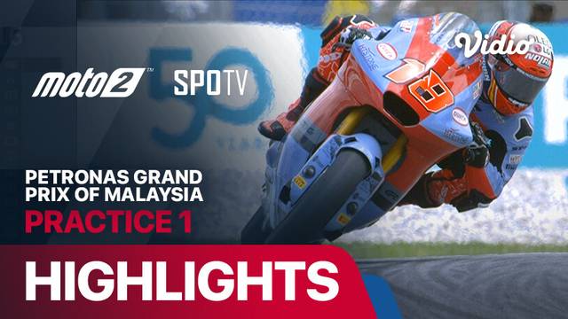 Moto2 Practice 1: MotoGP 2024 Round 19 - PETRONAS Grand Prix of Malaysia - Highlights  | MotoGP 2024