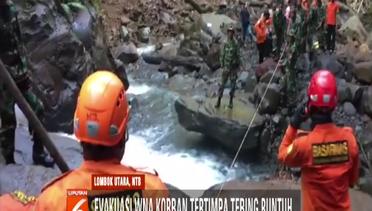 1 WNA Malaysia Berhasil Dievakuasi dari Tebing Runtuh di Lombok Utara - Liputan 6 Terkini