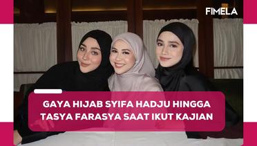 6 Gaya Hijab Syifa Hadju hingga Tasya Farasya saat Ikut Kajian di JCC