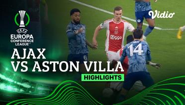 Ajax vs Aston Villa - Highlights | UEFA Europa Conference League 2023/24