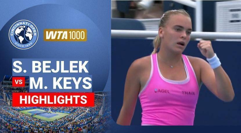 Sara Bejlek vs Madison Keys - Quarter Finals | WTA 1000: Cincinnati Open 2026