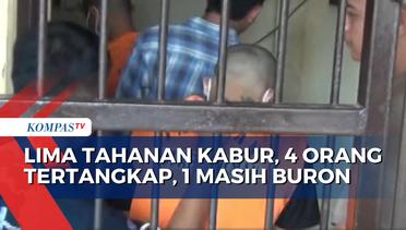 Lima Tahanan Kabur, Polisi Berhasil Menangkap 4 Orang, 1 Sisanya Masih Berstatus Buron!