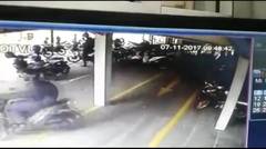 [ Tertangkap CCTV ]  Pencuri Helm Di Parkiran Gramedia Matraman Jakarta Pusat 
