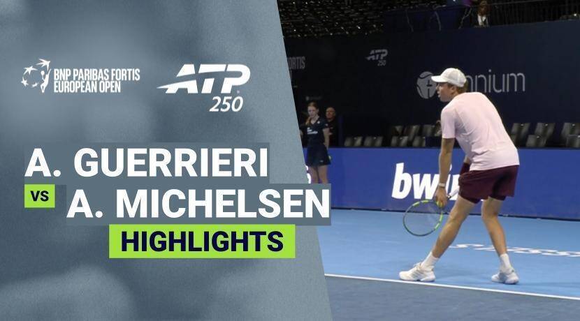 Andrea Guerrieri vs Alex Michelsen - Round 1 | ATP 250: BNP Paribas Fortis European Open 2026