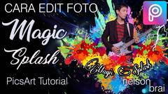 Cara Edit Foto Magic Splash di Android dan iOS  - Picsart Tutorial