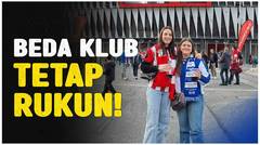 Potret Kerukunan Fans Atlethic Bilbao dan Real Sociedad di Derby Basque