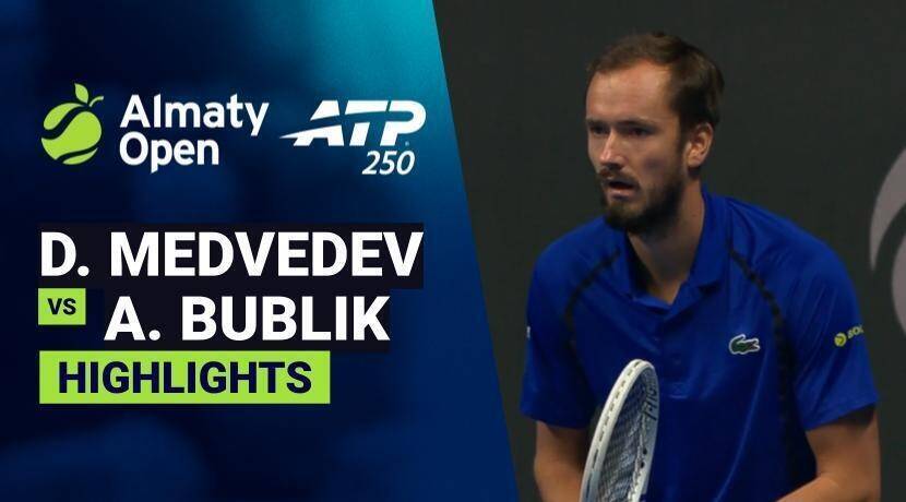 Daniil Medvedev vs Alexander Bublik - Semifinal | ATP 250: Almaty Open 2026
