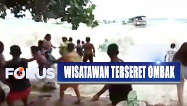 Hampir Tewas! Wisatawan Tersapu Ombak Berhasil Diselamatkan oleh Warga dan Basarnas di Gorontalo