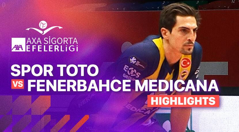 Spor Toto vs Fenerbahce Medicana Man