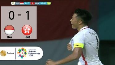 Goal Lau Hok Ming - Sepak Bola Putra Indonesia (0) vs (1) Hong Kong, China | Asian Games 2018