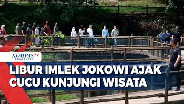 Libur Imlek, Jokowi Temani Cucu Kunjungi Tempat Wisata