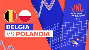 Full Match | Belgia vs Polandia | Women's Volleyball Nations League 2022