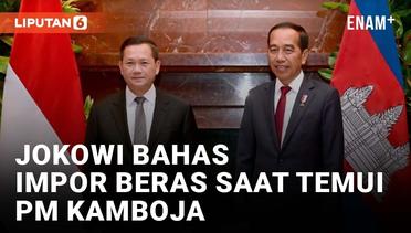 Presiden Jokowi Bahas Impor Beras Saat Bertemu PM Kamboja di Australia