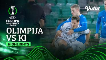 Olimpija vs KI - Highlights | UEFA Europa Conference League 2023/24