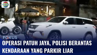 Puluhan Kendaraan yang Parkir Sembarangan Terjaring Operasi Patuh Jaya | Fokus