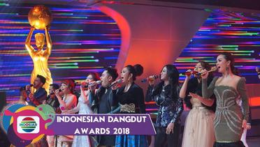 LET'S GO!! Let's Goyang Bareng All Artis di Malam Puncak Indonesian Dangdut Awards 2018!