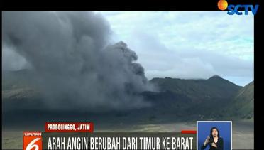 Semburan Abu Vulkanik Bromo Kini Mengarah ke Pasuruan dan Malang - Liputan 6 Siang