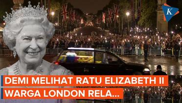 Antrean Mengular Warga London, Demi Lihat Jenazah Ratu Elizabeth
