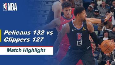NBA I Cuplikan Pertandingan : New Orleans Pelicans 132 vs LA Clippers 127