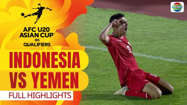 Indonesia vs Yemen - Full Highlight | AFC U20 Asian Cup 2025 Qualifiers
