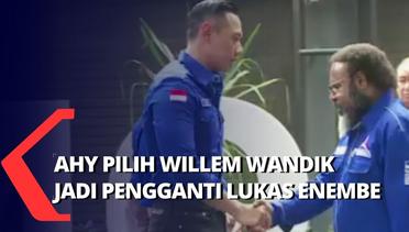 AHY Copot Lukas Enembe dari Ketua DPD Demokrat Papua, Tunjuk Willem Wandik Jadi Pengganti