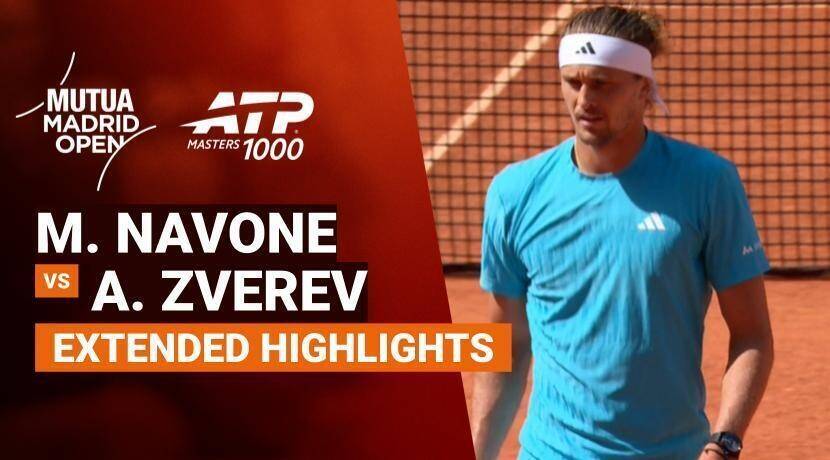 Mariano Navone vs Alexander Zverev - Round 2 (Manolo Santana Stadium) | ATP 1000: Mutua Madrid Open 2026