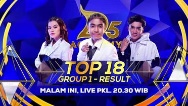 Persaingan Semakin Ketat! Saksikan Top 18 Group 1 Result Malam Ini - 22 Oktober